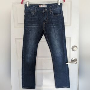 Levi's Dark Blue Straight Jeans